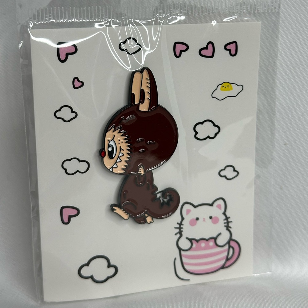 Labubu The Monsters Pin in Brown - Picture 7 of 8